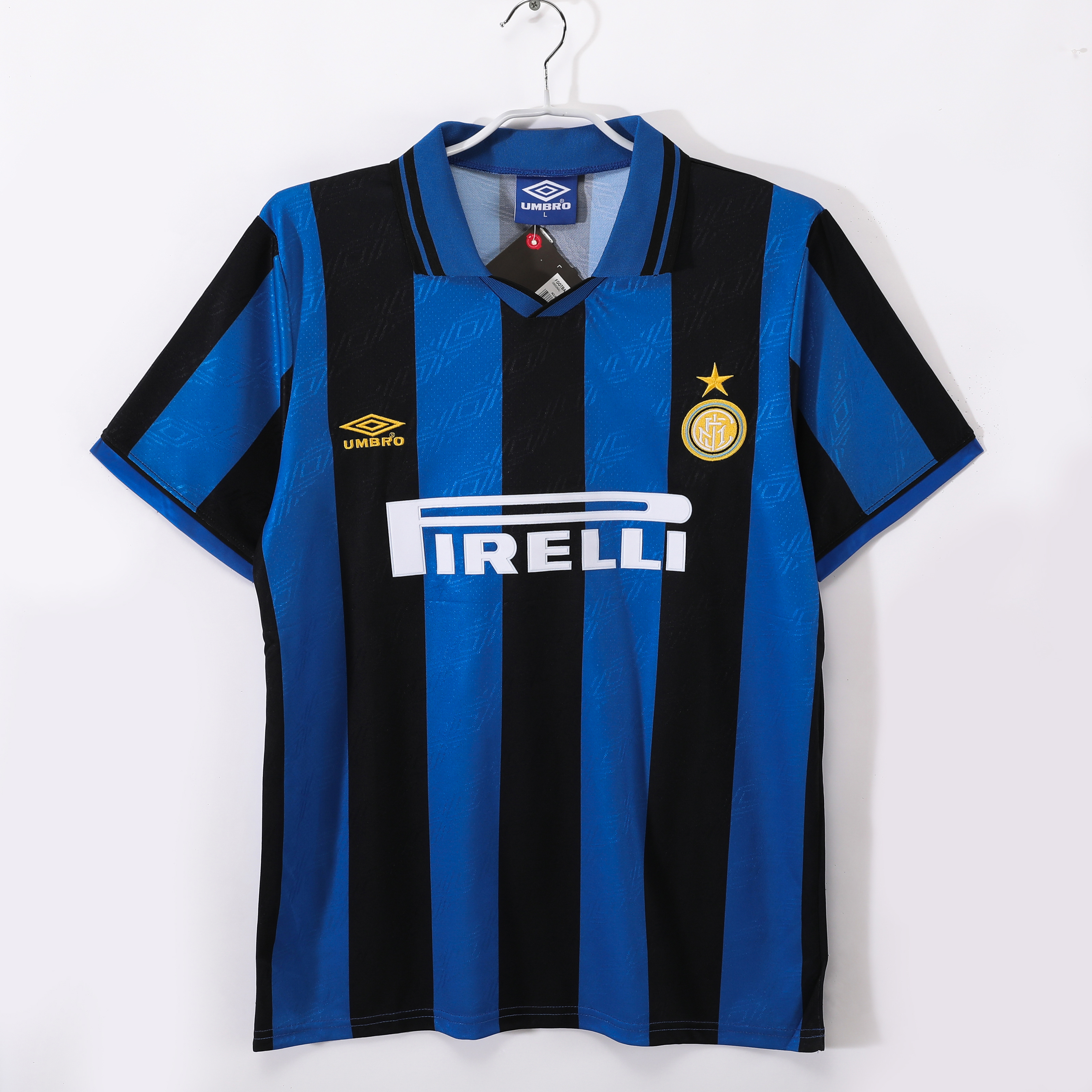 Camiseta de fútbol Inter Milan 1995/96 LOCAL MANGA CORTA VERSION FAN